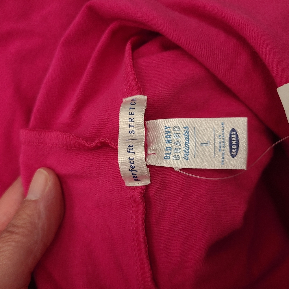 Old Navy Zip-Up Hooded Sweatshirt Jacket Womens Size Large Pink - Picture 9 of 10